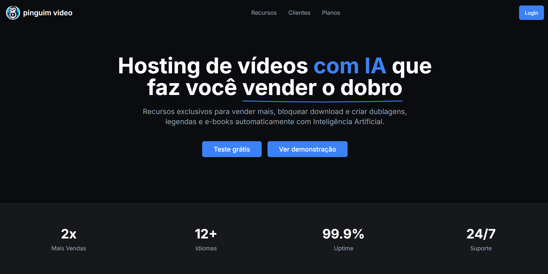 Plataforma de Streaming de Vídeo